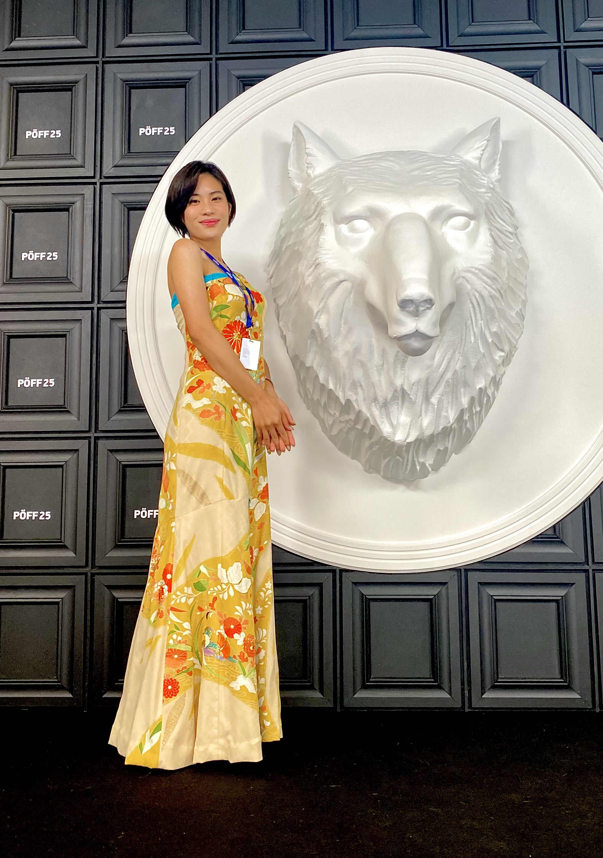 映画祭レッドカーペット,KIMONO文珠庵の着物ドレス